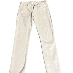 IRO Classic White skinny Ankle Denim Jeans Sz 26